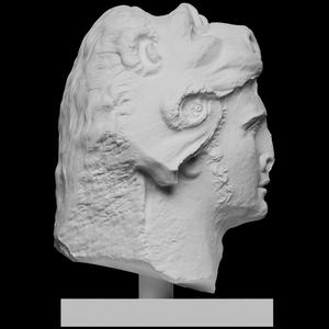 Portrait of Mithridates VI Eupator king of Pontos from 120 to 63 BC
