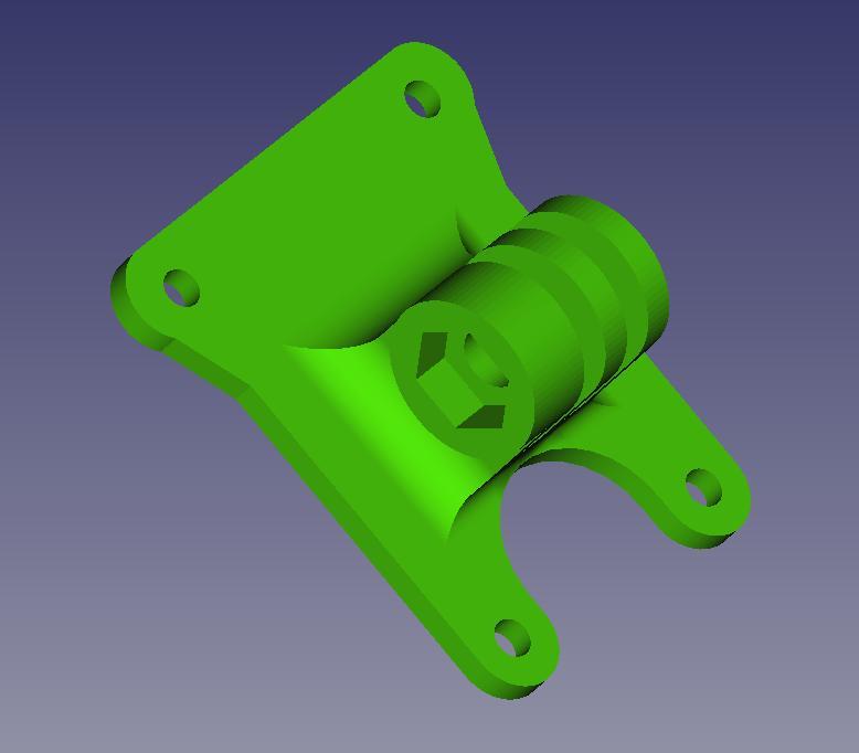 Drone FPV action camera support mount