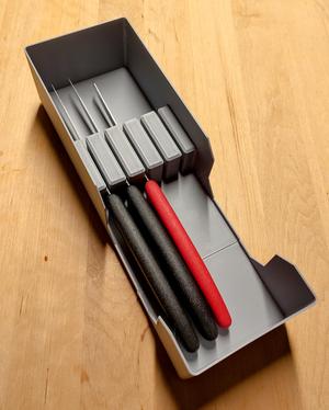 Gridfinity knife bin