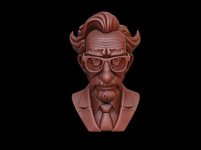 Mad Scientist Bust