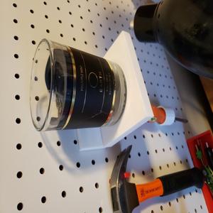Pegboard Secret Shelf