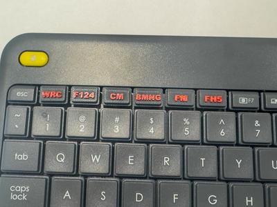 Logitech k400 Plus Action Buttons