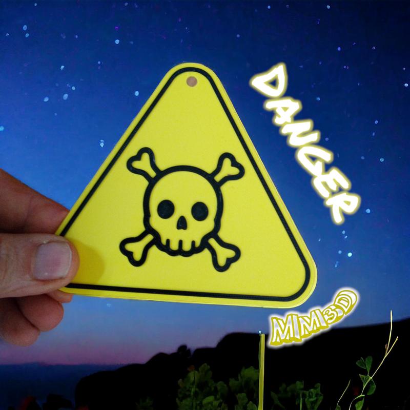 Death danger sign