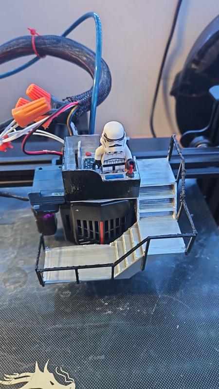 Ender 3 mini figure construction shorter platform