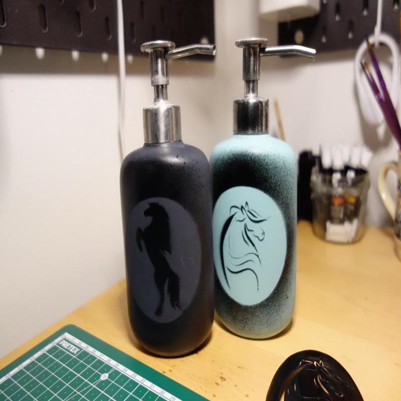 Soap Dispenser Stencil