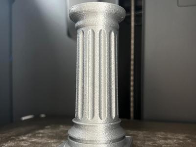Greek pillar - fuzzy contour