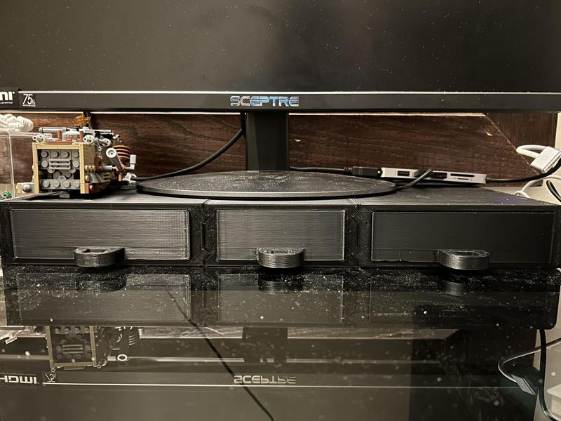 Monitor Stand & Drawers