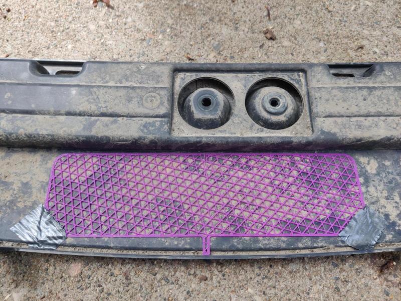 Kia EV6 Stealth Hitches gravel guard cut template