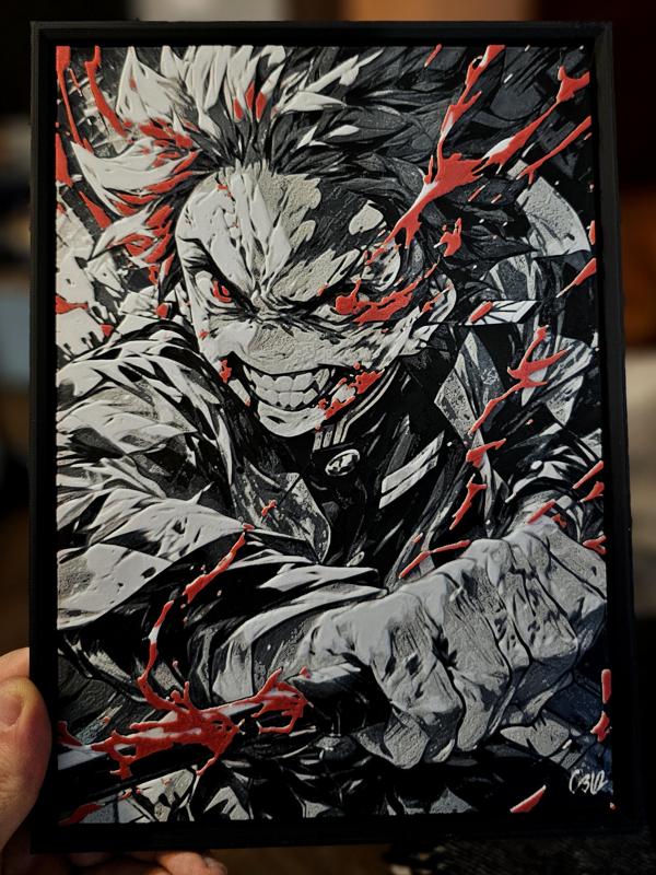 Tanjiro Kamado - Demon Slayer (HueForge)