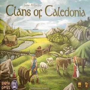 CLANS OF CALEDONIA - vertical organizer box – français