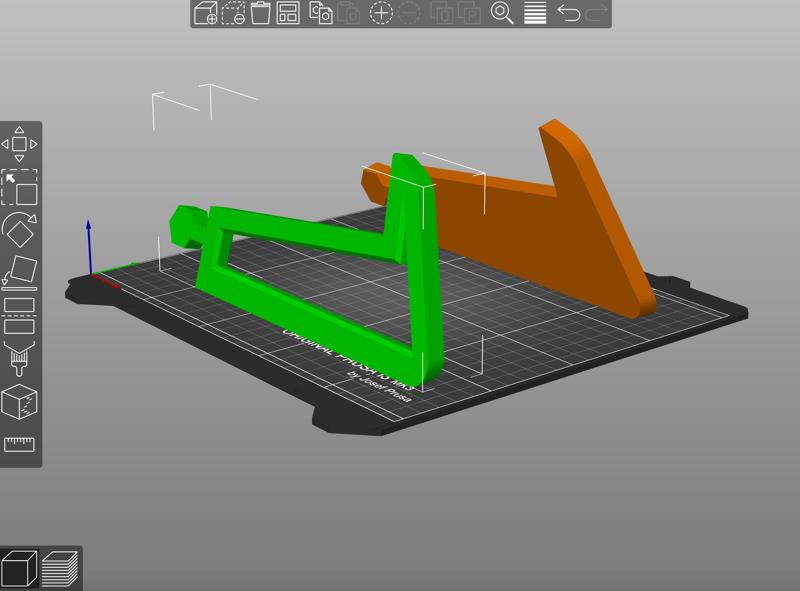 Remix_GUITAR STAND PRUSACASTER_Only LEGS_CustomForAcustic(135mm)