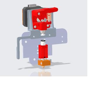Ender 3 MAX Direct drive adapter (Dual Gear Extruder)