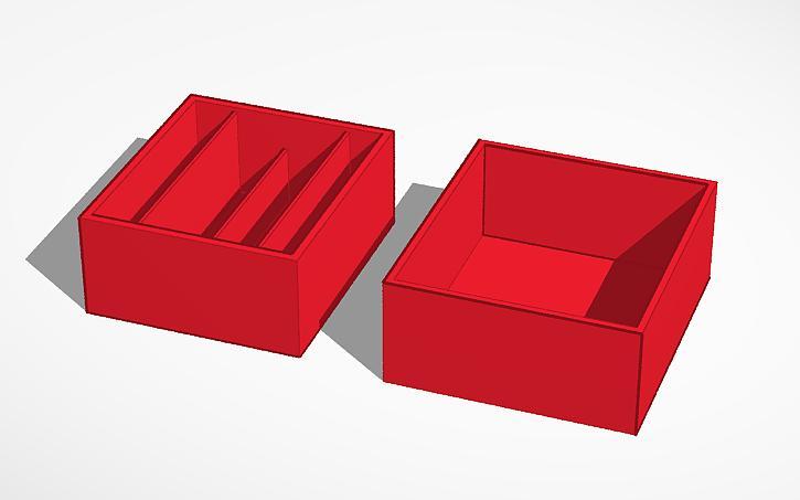 Organizer box with lid