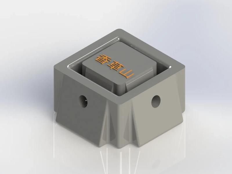 Table Leg Feet (with Anti-Slip Pads) - 30mm Square Steel