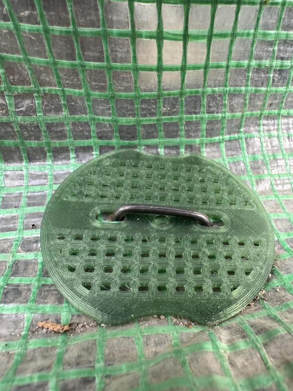 garden peg washer for weed barrier or polytunnel