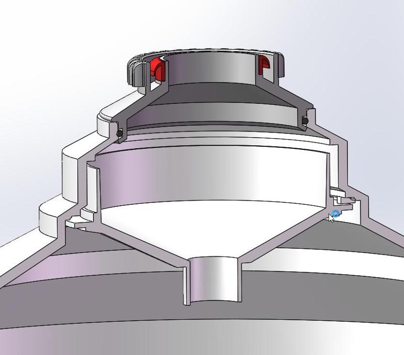 Jobo style dev tank nozzle