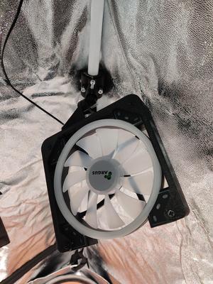 140mm Fan mount for growbox (16mm & 19mm tube-frame)