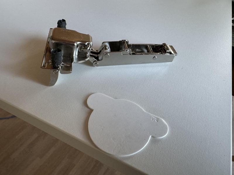 Cover for 'Blum CLIP top' hinge holes