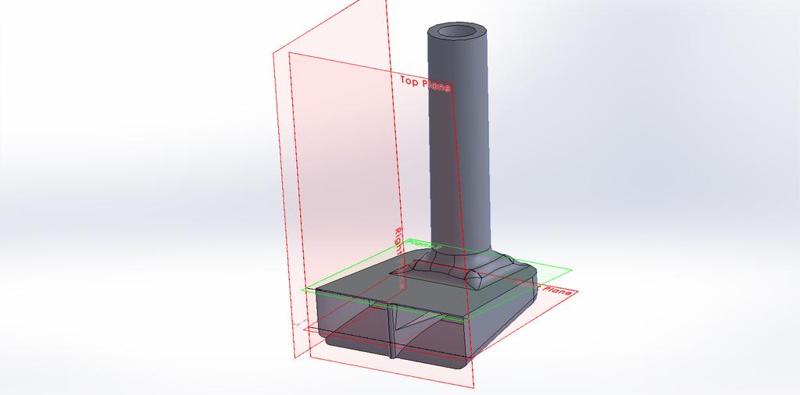 RC Boat Motor Watercooler - Intake