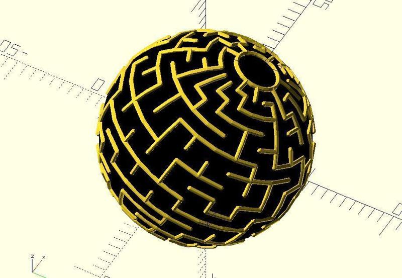 Sphere maze