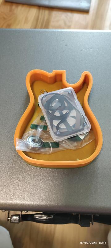 Guitar Shaped Parts Tray