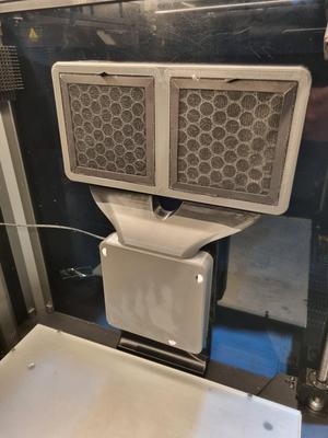 K1 MAX Side fan air filter Dual carbon