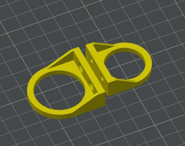 BeamCase - simple 24mm/30mm button bracket