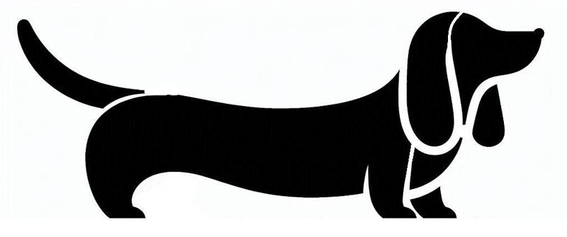 Stencil: Dachshund
