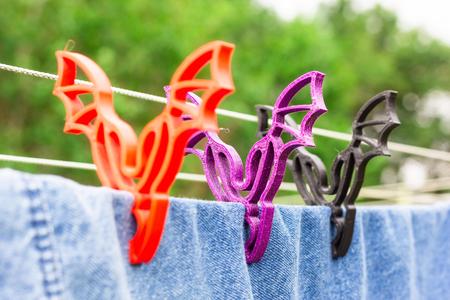 Bat wings clothes peg