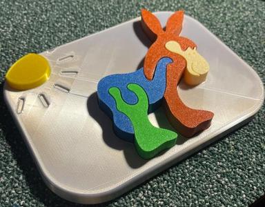 Donkey - puzzle for kids