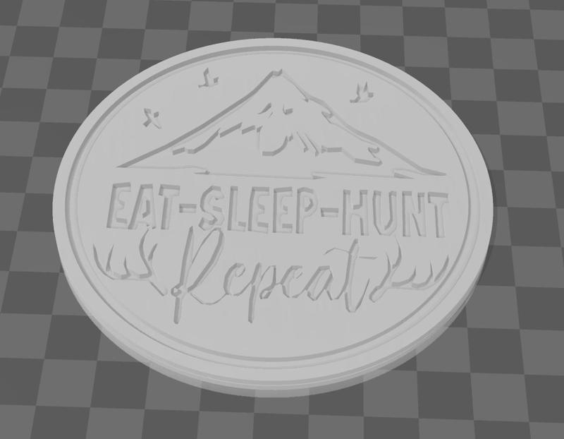 Eat Sleep Hunt Repeat Coaster