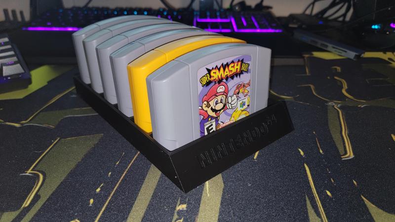 Nintendo 64 Cartridge Holder with Flip Option