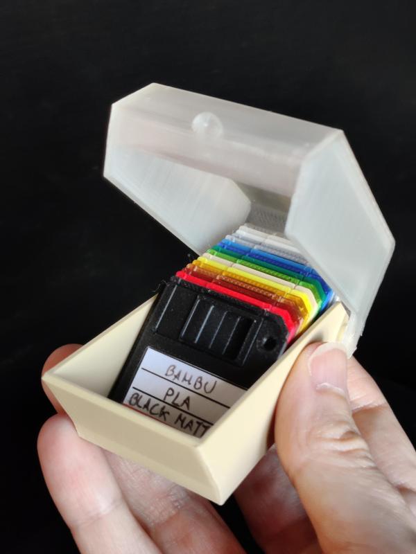 Storage Box for Floppydisk Filament Sample