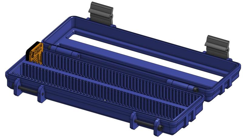 Bambu Filament Swatch Box with Printable Inserts - Lightweight Remix