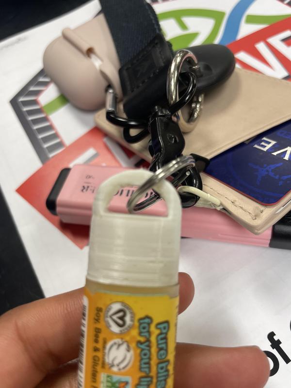 Chapstick Cap w/Loop Oval