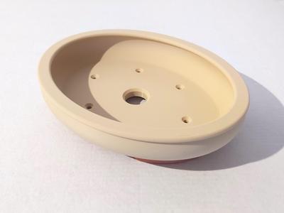 Bonsai pot 28 oval collar 180x140x41mm