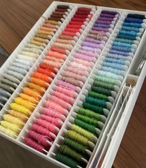 Embroidery Thread Organizer Box