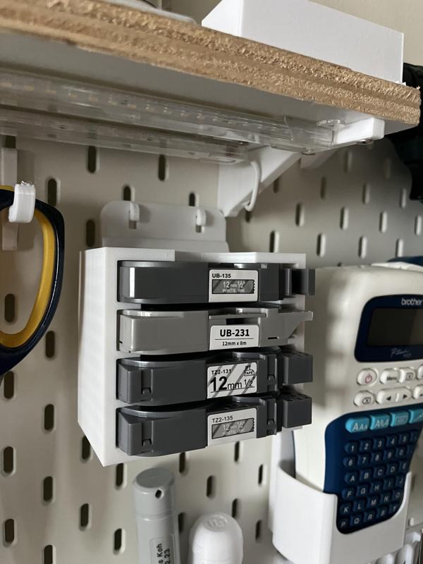 Skadis Brother Label Printer Holder