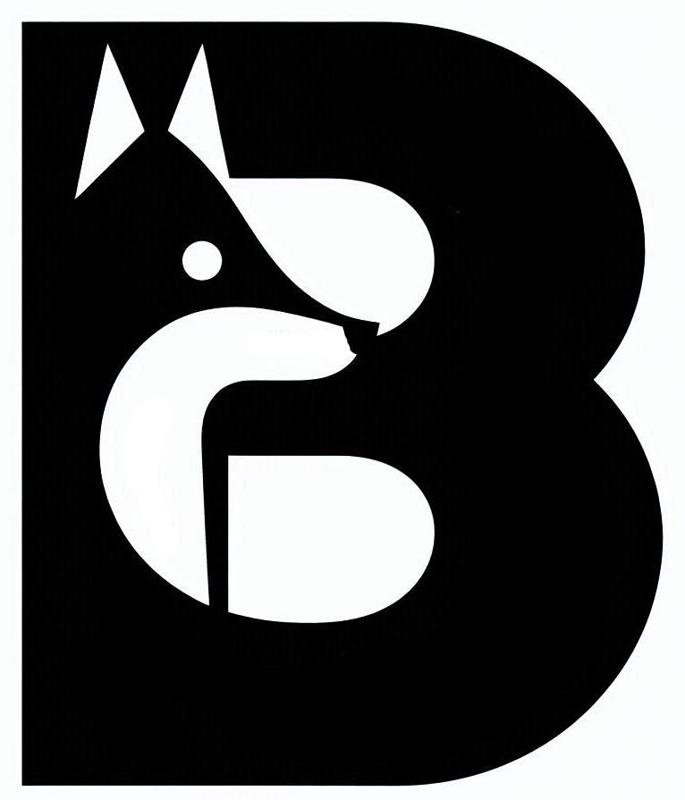 Fox alphabet: Letter B (version 3)