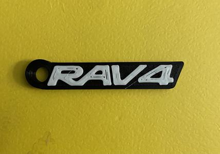 Toyota RAV4 logo keychain