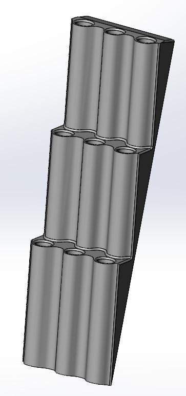 Tubular Dart Display Holder - Wall Mount