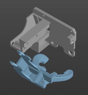 Ender 3 S1 / Sprite (Pro) heatsink and part cooling with 5015 cooling fan
