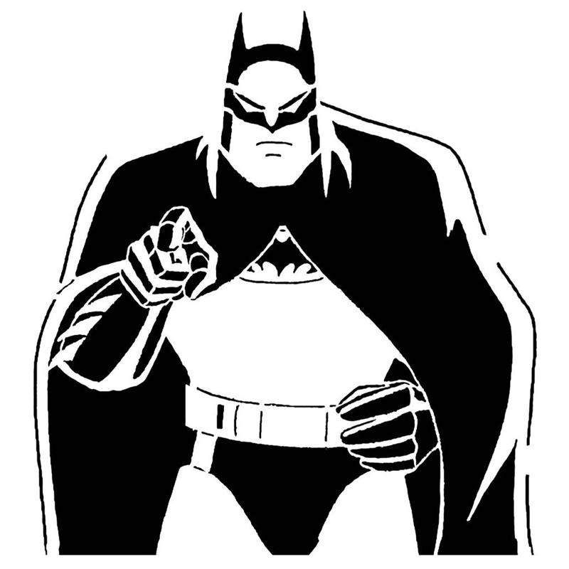 Batman stencil 2