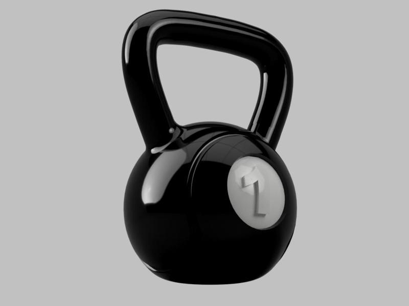 Russian Dumbbell Keychain!