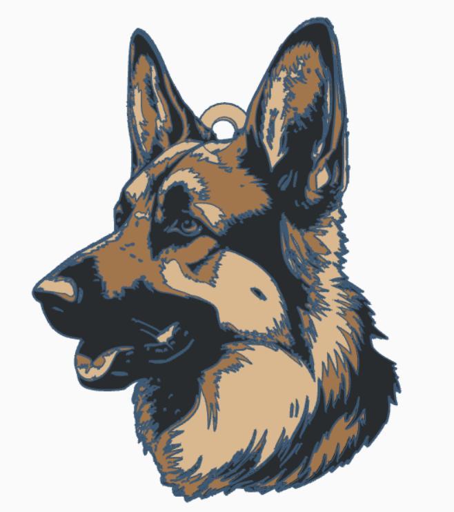 Pastor Aleman / llavero