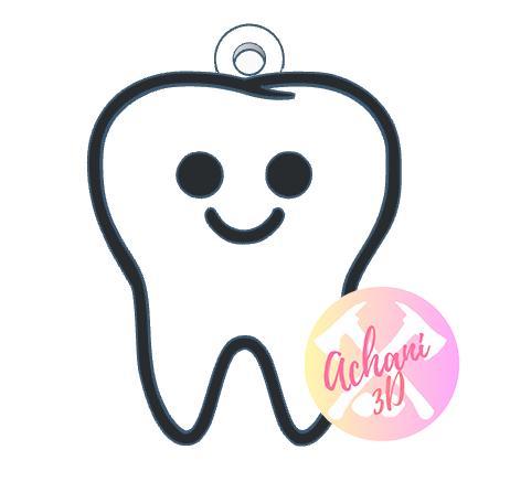 Key ring Dentist - Happy tooth