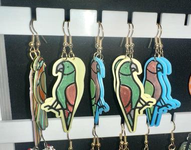 Parrot earrings - 7 color NO AMS