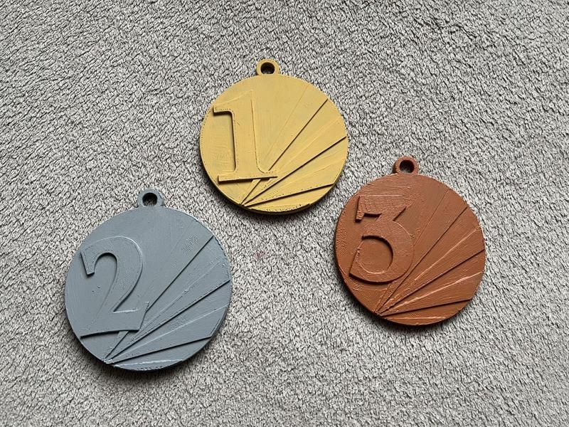 Medajle 1. 2. 3. misto, medal, medals