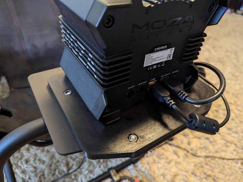 Playseat Challenge Moza R9 adapter plate