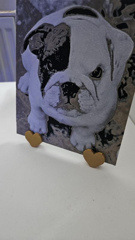 HueForge Heart Stand